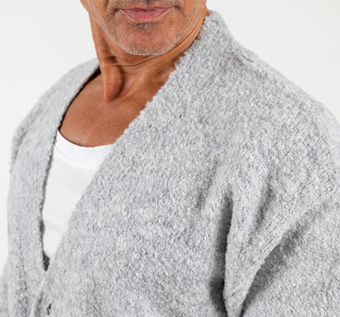 Cardigan bouclé - Grigio