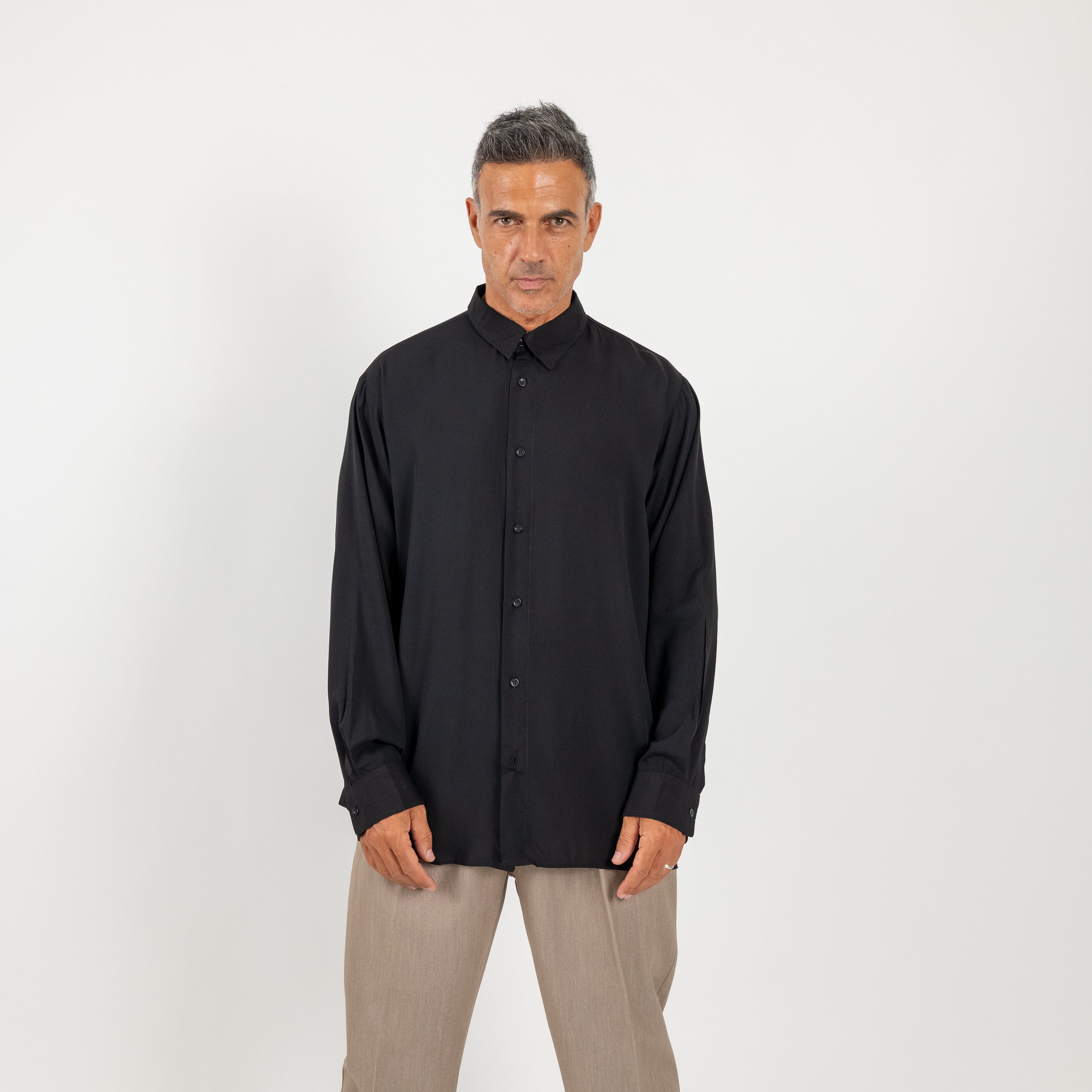 Camisa Viscosa Talla Única - Negro