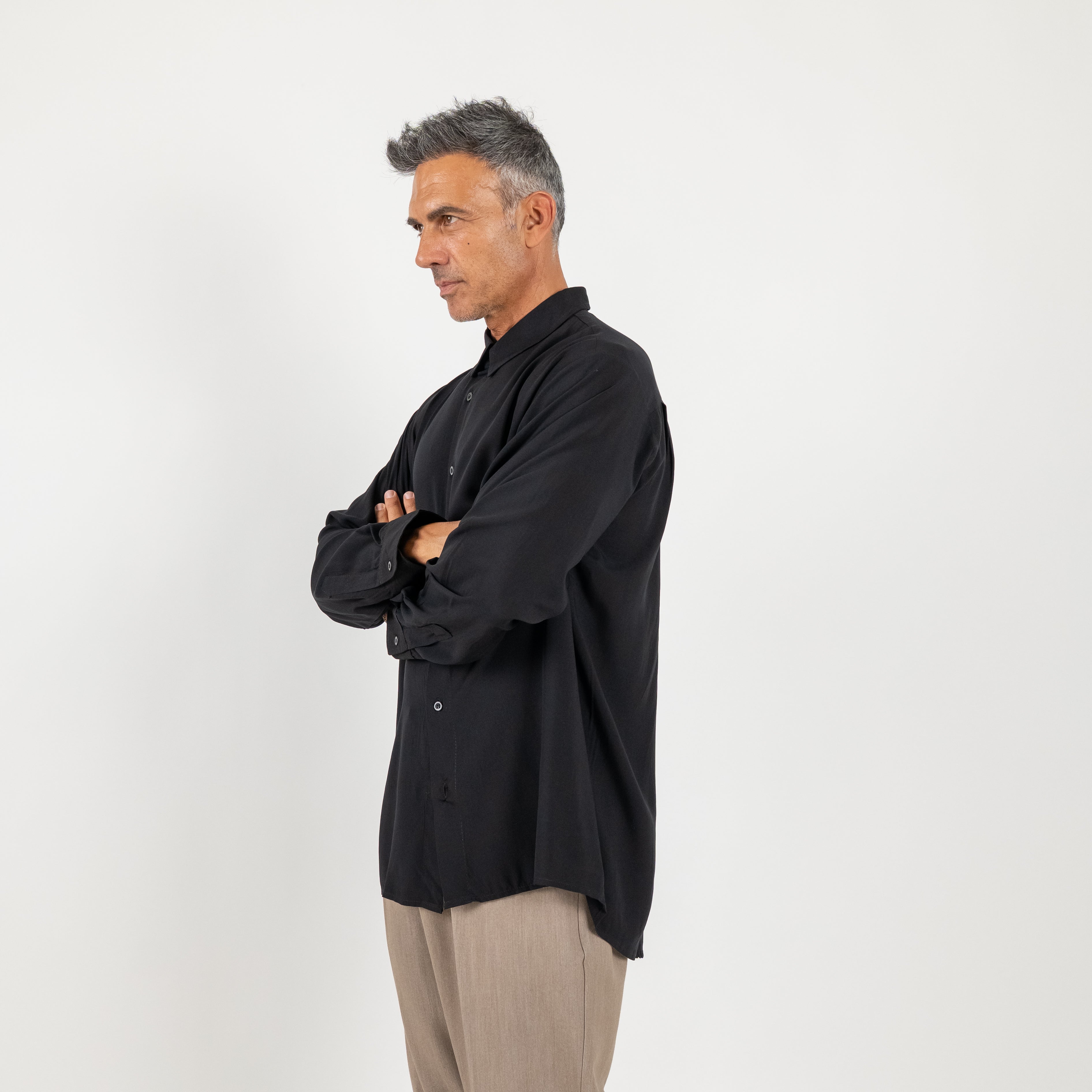 Camisa Viscosa Talla Única - Negro