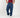 Jeans con cuciture a contrasto - Blu Scuro
