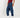 Jeans con cuciture a contrasto - Blu Scuro