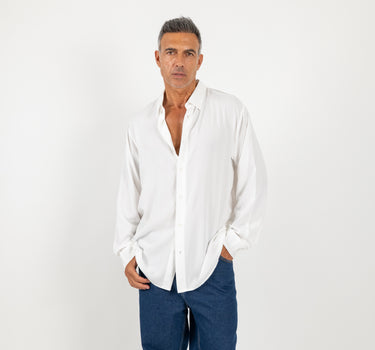 Camicia in Viscosa Taglia Unica - Bianco