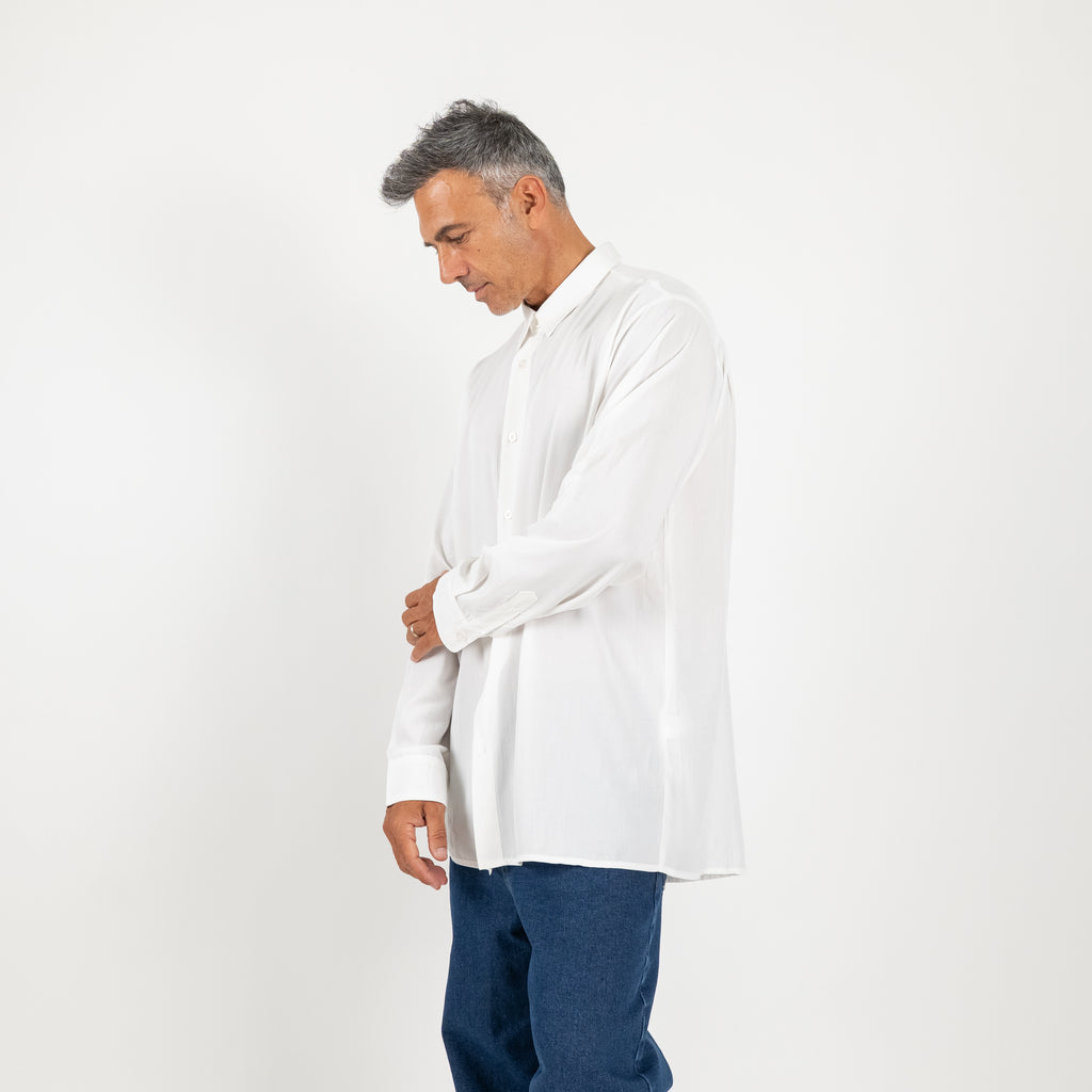 Camicia in Viscosa Taglia Unica - Bianco
