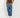 Jeans con cuciture a contrasto - Blu mid stone wash