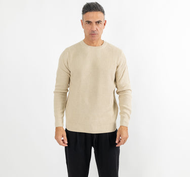 Maglione girocollo - Beige