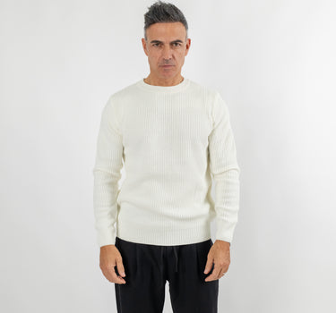 Maglione girocollo - Bianco