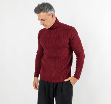 Maglione collo alto - Bordeaux