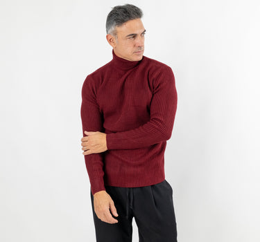 Maglione collo alto - Bordeaux