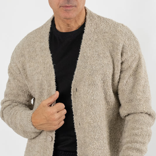 Cardigan bouclé - Beige