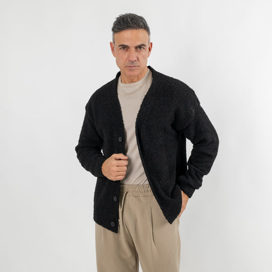 Cardigan bouclé - Nero