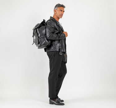 Zaino con tasche - Nero