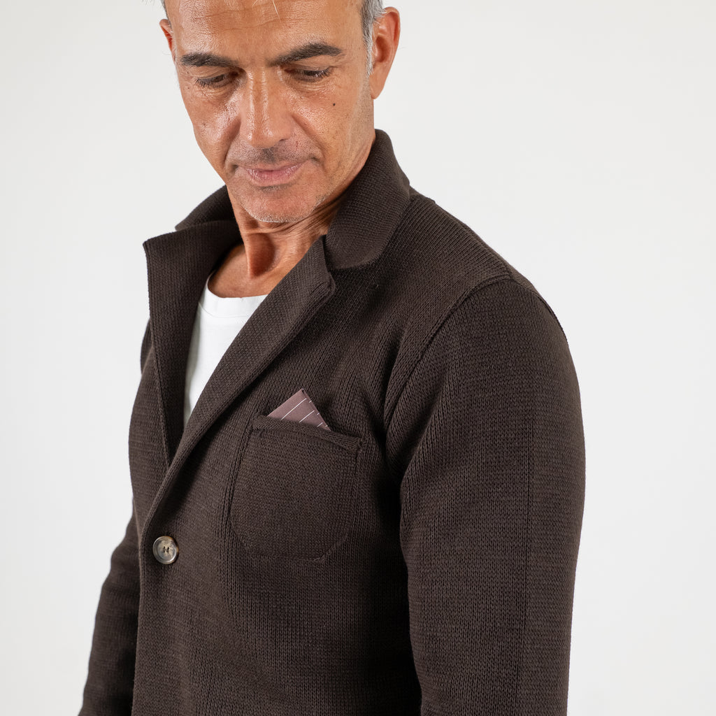 Single-breasted jacket cardigan - Moro