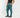 Pantalone classico con chiusura laterale - Verde Petrolio