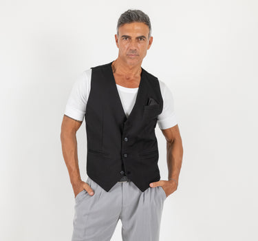 Gilet monopetto - Nero