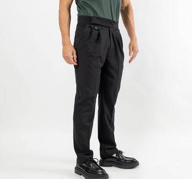 Pantalone sartoriale con bustino - Nero