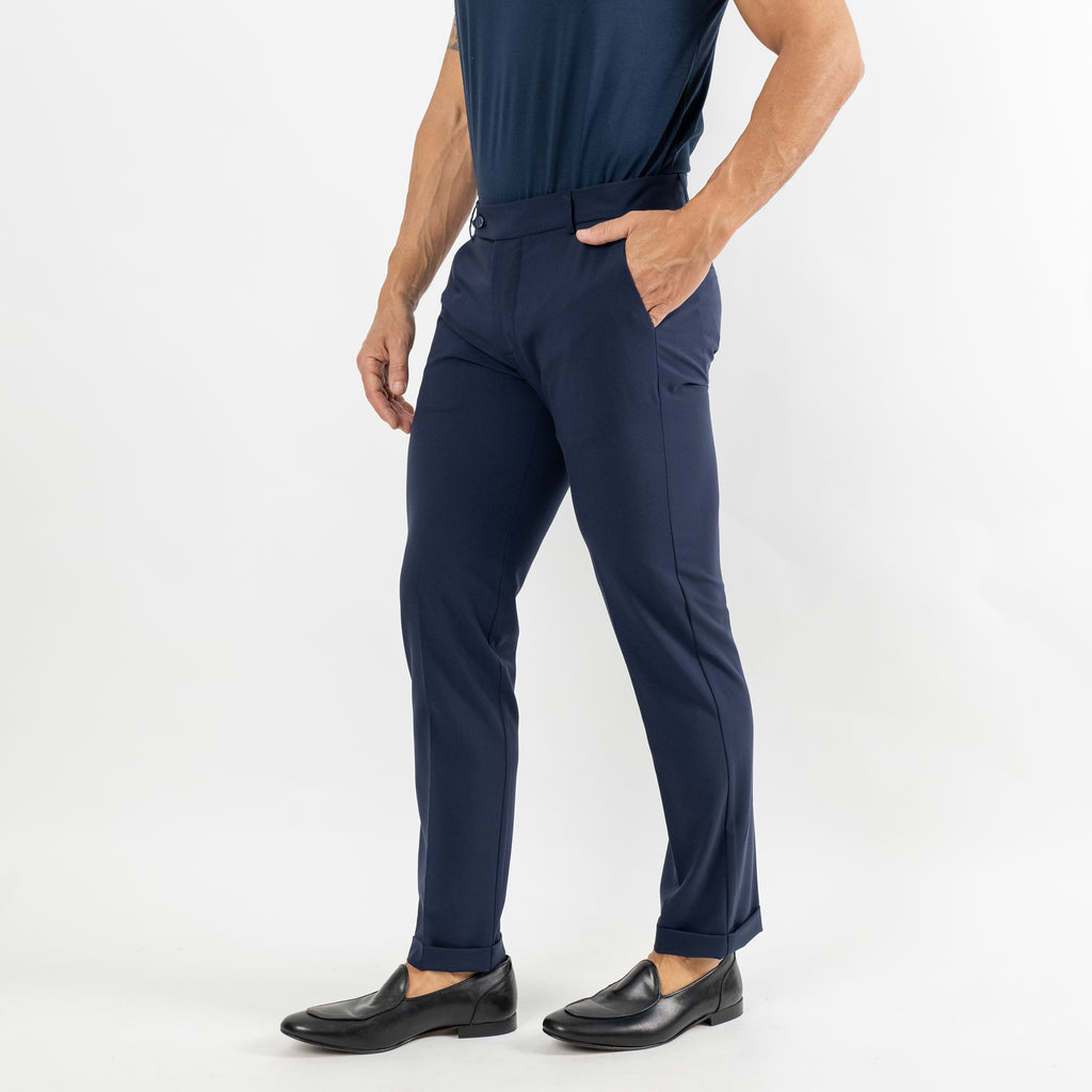 Pantalone sartoriale slim - Blu Notte