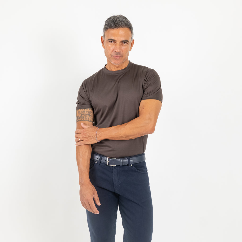 Scottish lisle T-shirt - White