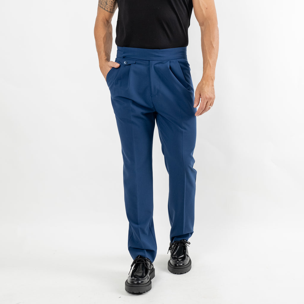 Pantalone sartoriale con bustino - Blu Navy