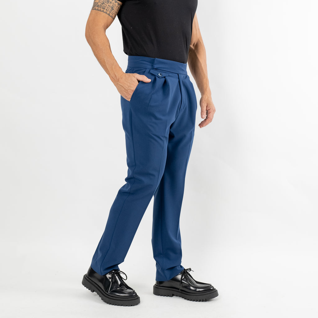 Pantalone sartoriale con bustino - Blu Navy