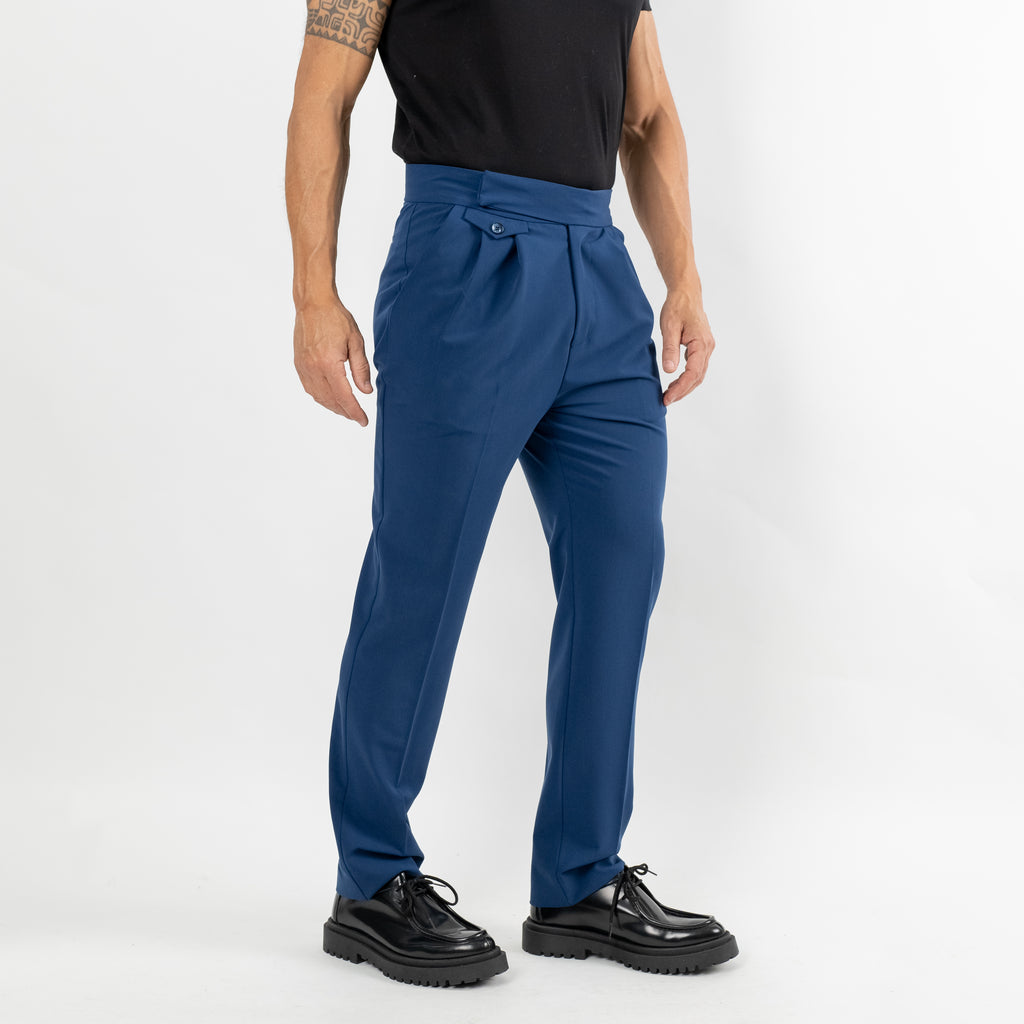 Pantalone sartoriale con bustino - Blu Navy