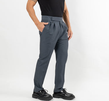 Pantalone sartoriale con bustino - Piombo