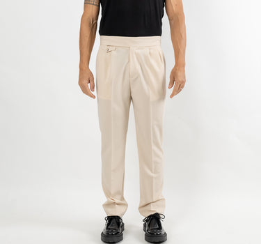 Pantalone sartoriale con bustino - Avorio