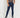Pantalone classico con risvolto alto - Blu