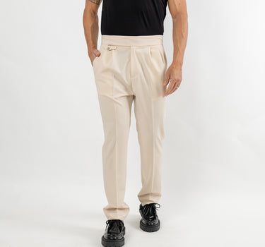 Pantalone sartoriale con bustino - Avorio