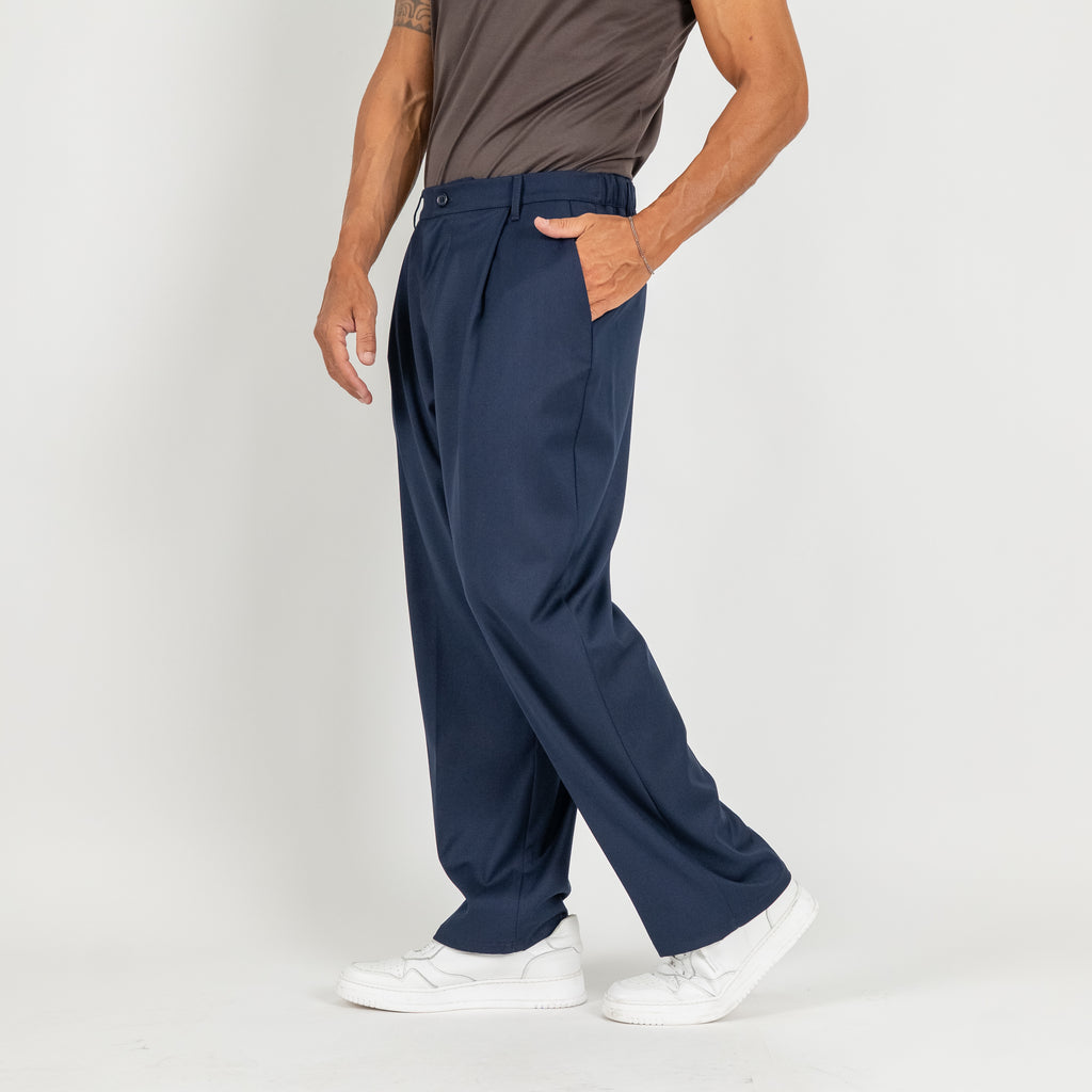 Pantalón palazzo con resorte en la espalda - Ice 