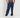 Pantalone palazzo con molla sul retro fondo largo - Blu