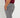 Pantalone classico con risvolto alto - Grigio