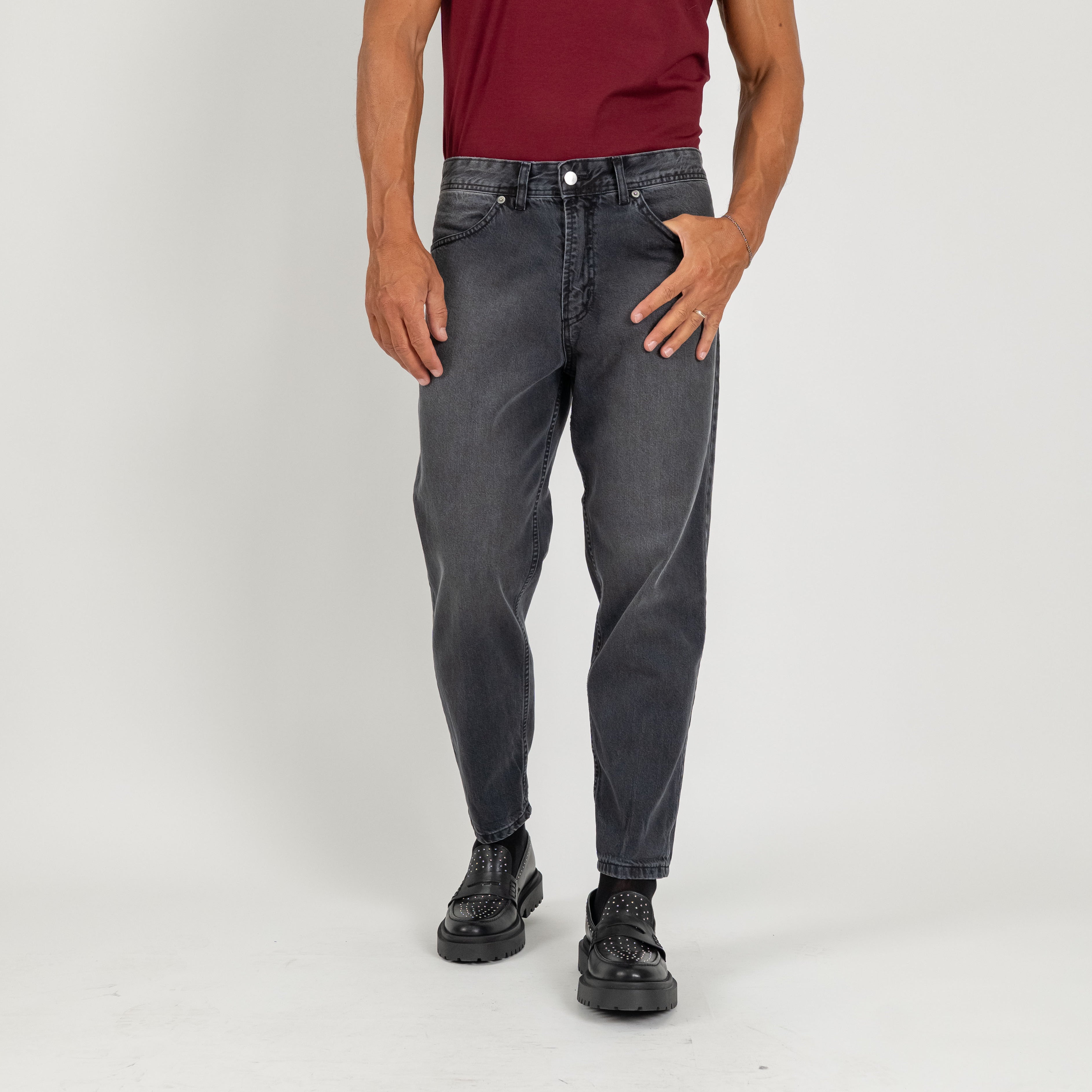 Jeans sartoriale sfumato - Nero