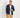 Cardigan a giacca monopetto - Blu