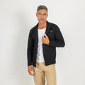 Single-Breasted Jacket Cardigan - Black