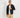 Cardigan a giacca monopetto - Nero