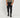 Jeans sartoriale tinta unita - Nero