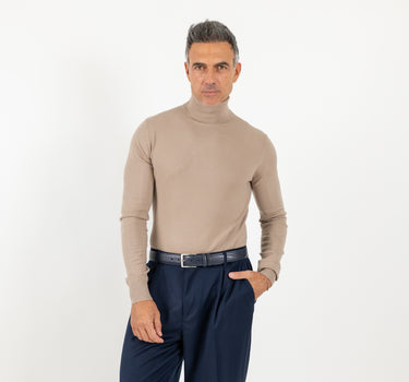 Jersey de cuello alto - Blanco