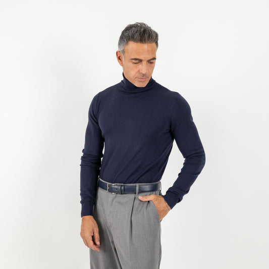 Dolcevita collo alto - Blu