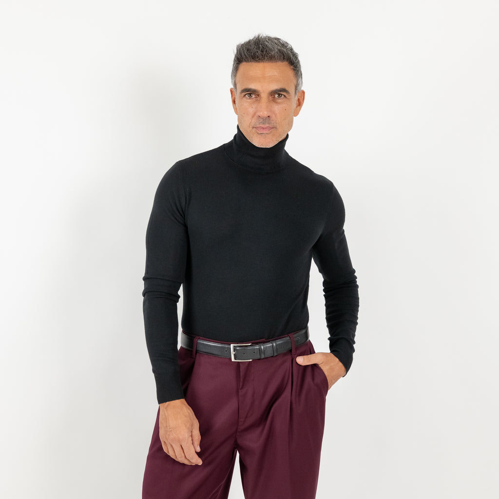 Dolcevita collo alto - Nero