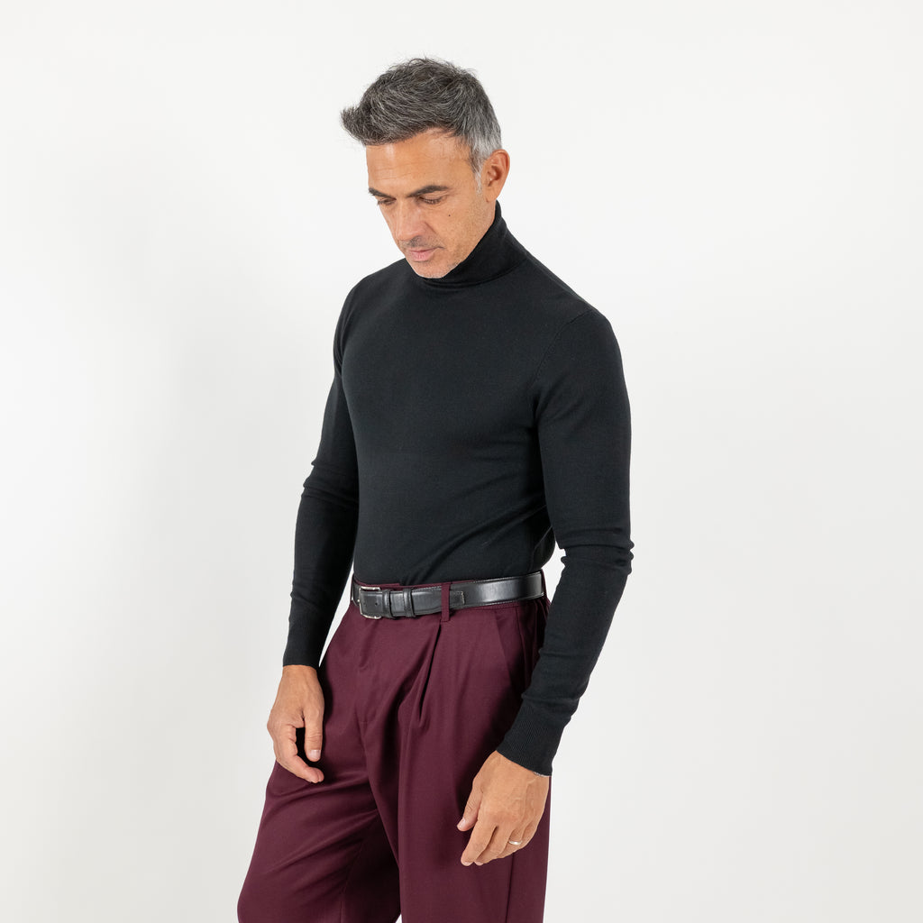 Dolcevita collo alto - Nero