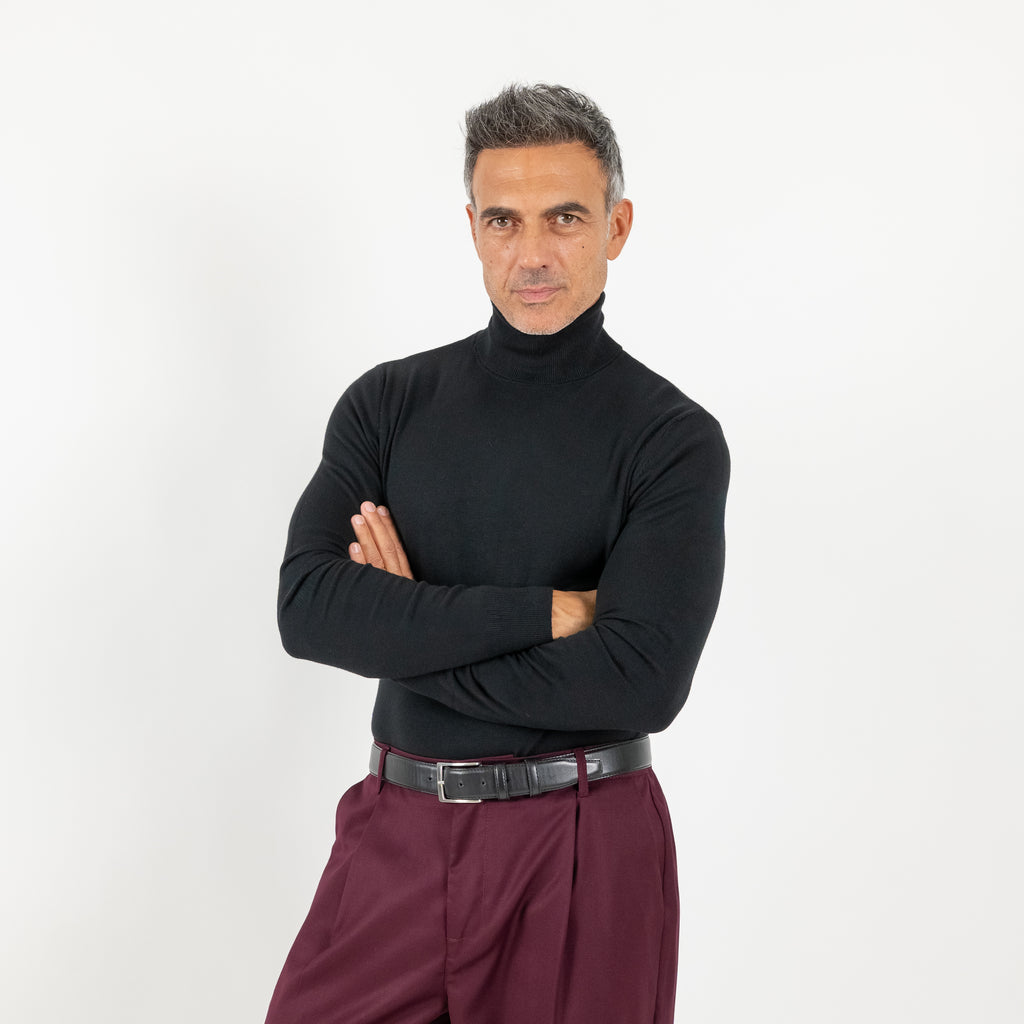 Dolcevita collo alto - Nero