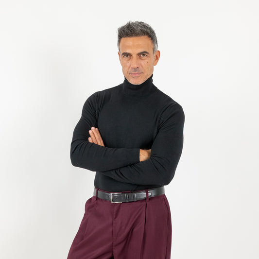 Dolcevita collo alto - Nero