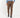 Pantalone in gabardina chiusura laterale - Marrone