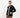 Cardigan a giacca scollo coreano - Nero
