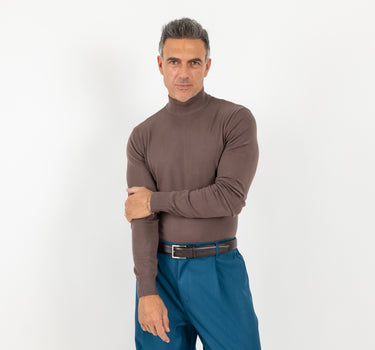 Dolcevita Mezzo Collo - Marrone