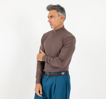 Dolcevita Mezzo Collo - Marrone