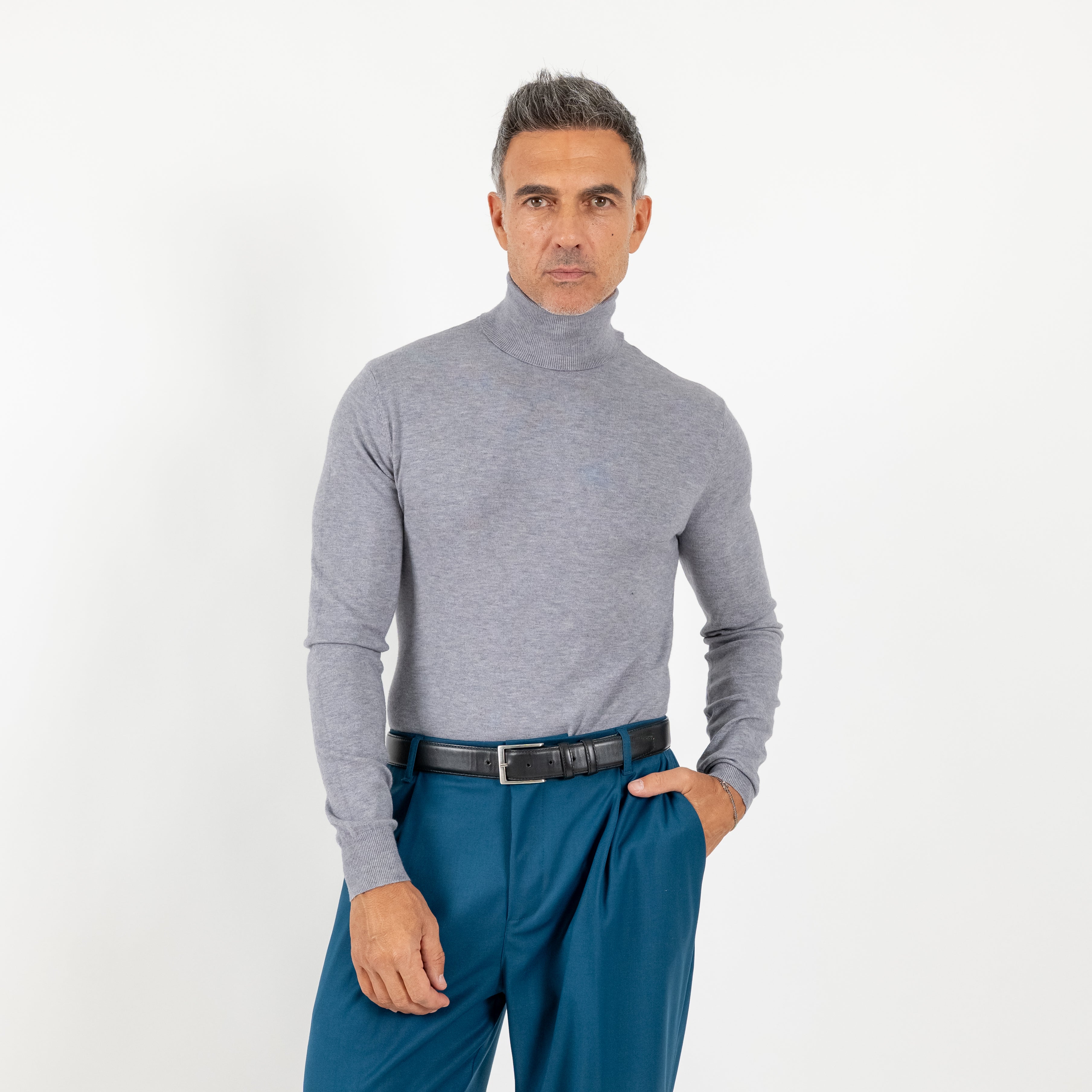 Dolcevita collo alto - Grigio