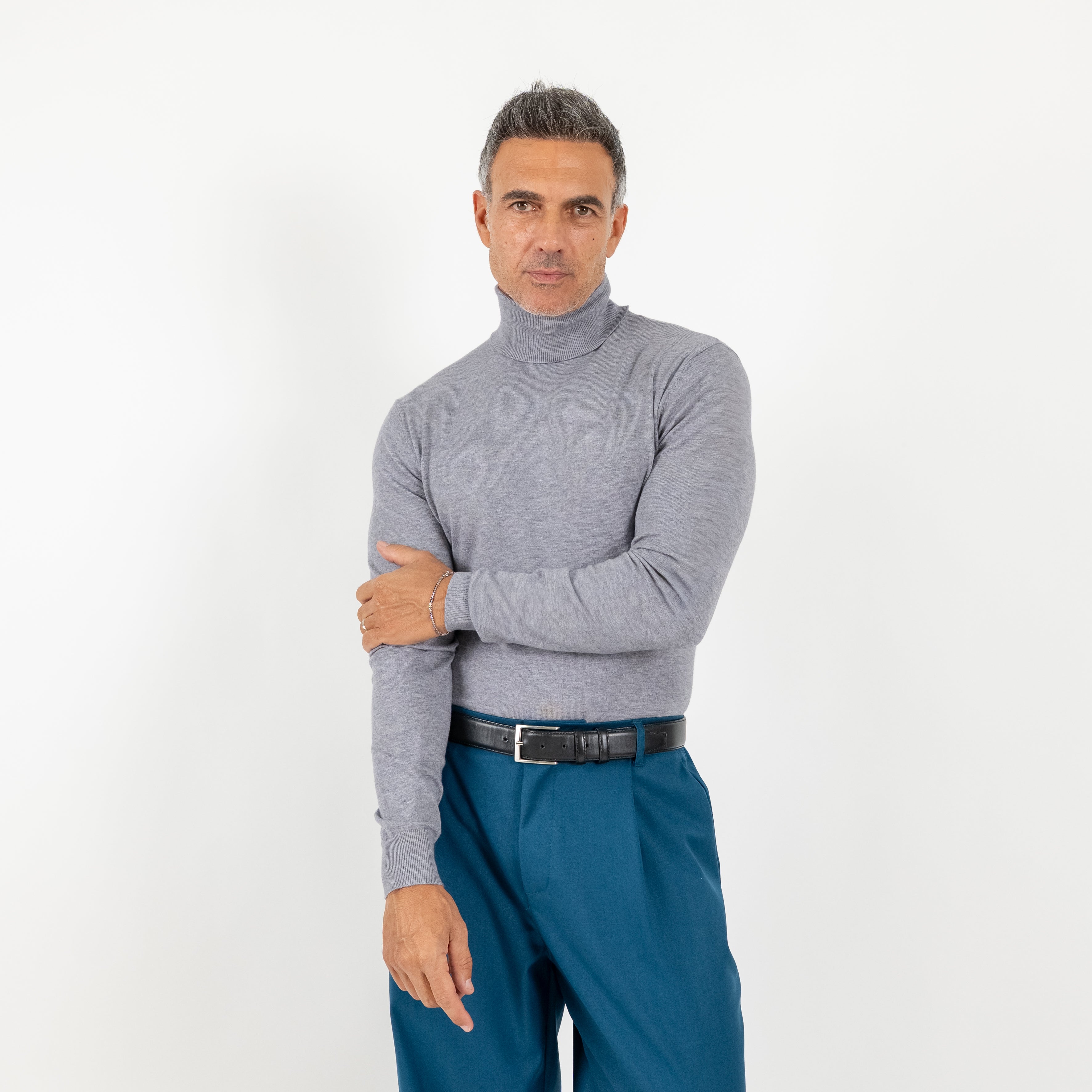 Dolcevita collo alto - Grigio