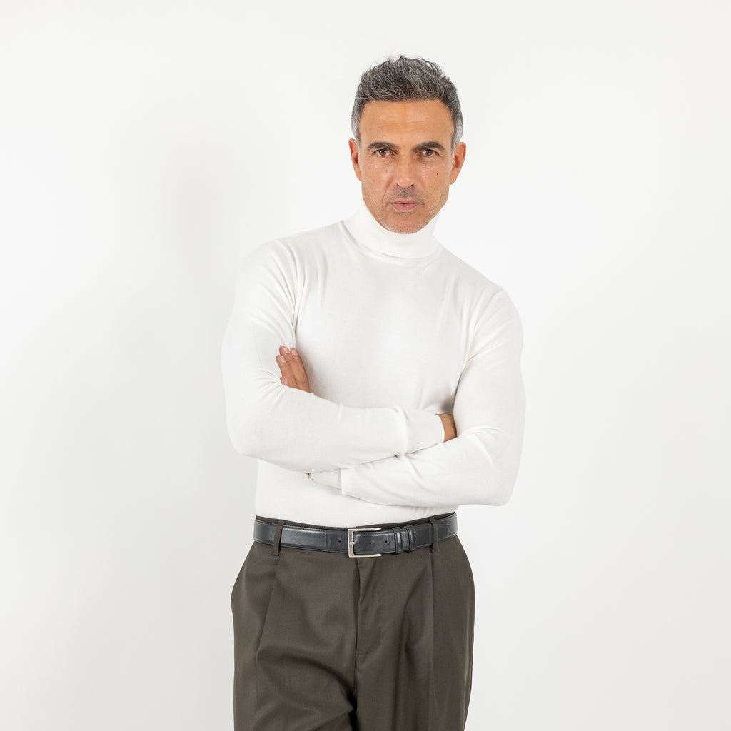 Dolcevita collo alto - Bianco