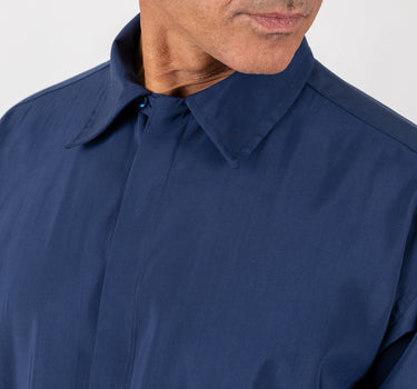 Long Sleeve Viscose Shirt - Black